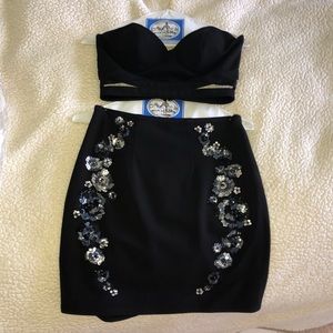 Rachel Allan Homecoming two piece dress